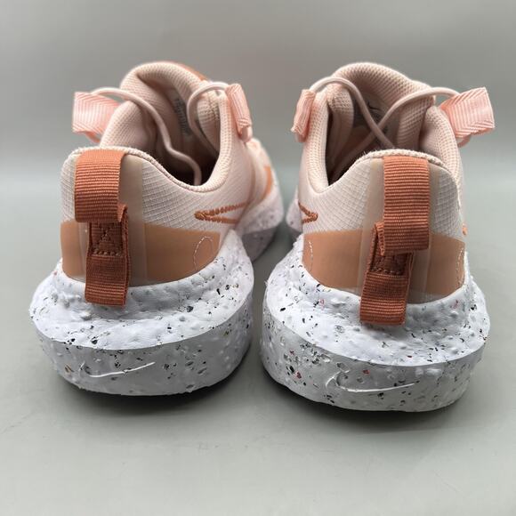 Nike Crater Impact Running Shoes Women Size 10 Peach Pink White Comfort Sneakers - Picture 4 of 9
